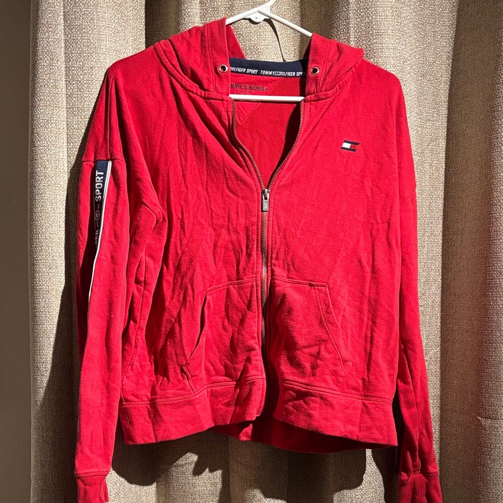 Tommy Hilfiger Vibrant Red Hoodie